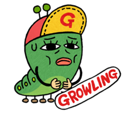 Little caterpillar haebeolle. sticker #7040872