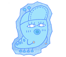 Little caterpillar haebeolle. sticker #7040876