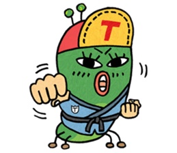 Little caterpillar haebeolle. sticker #7040882