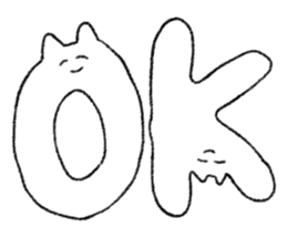 Energy saving a cat 's sticker #7040931