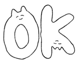 Energy saving a cat 's sticker #7040931