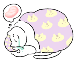 Energy saving a cat 's sticker #7040933