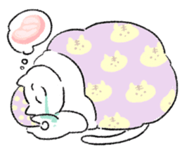 Energy saving a cat 's sticker #7040933