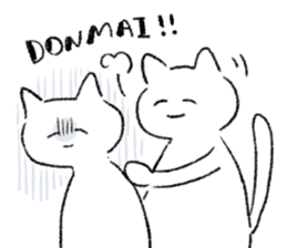 Energy saving a cat 's sticker #7040940