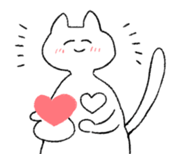 Energy saving a cat 's sticker #7040941