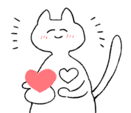 Energy saving a cat 's sticker #7040941