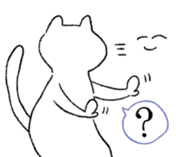 Energy saving a cat 's sticker #7040942