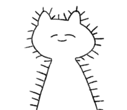 Energy saving a cat 's sticker #7040947