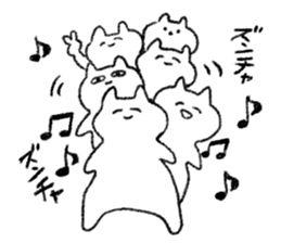 Energy saving a cat 's sticker #7040948