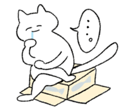 Energy saving a cat 's sticker #7040951