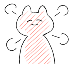 Energy saving a cat 's sticker #7040953