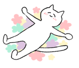 Energy saving a cat 's sticker #7040957