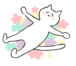 Energy saving a cat 's sticker #7040957