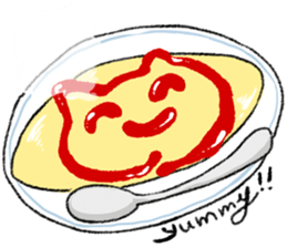 Energy saving a cat 's sticker #7040962