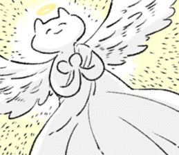 Energy saving a cat 's sticker #7040967