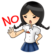 High School pop girls sticker #7041015