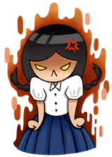 High School pop girls sticker #7041022