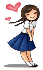 High School pop girls sticker #7041030