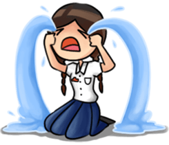 High School pop girls sticker #7041032