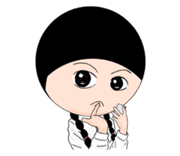 Hana Convent Girl sticker #7041290