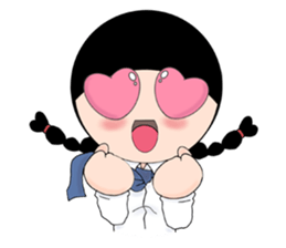 Hana Convent Girl sticker #7041297