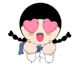 Hana Convent Girl sticker #7041297