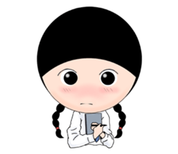 Hana Convent Girl sticker #7041306