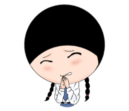 Hana Convent Girl sticker #7041318