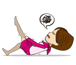 So Tired Cabin Crew sticker #7041378