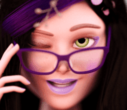 The Gorgeous Girl with Long Flowing Hair sticker #7041441