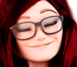 The Gorgeous Girl with Long Flowing Hair sticker #7041442