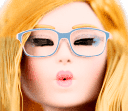 The Gorgeous Girl with Long Flowing Hair sticker #7041443