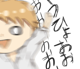 Boys and girls' holiday sticker #7041898