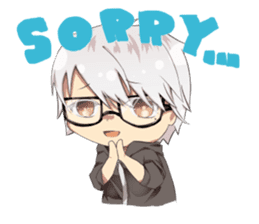 Boys and girls' holiday sticker #7041901