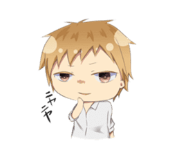 Boys and girls' holiday sticker #7041905