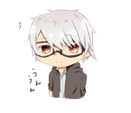 Boys and girls' holiday sticker #7041913