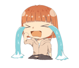 Boys and girls' holiday sticker #7041917