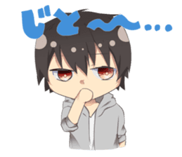 Boys and girls' holiday sticker #7041920