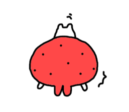 Strawberry & Rabbit sticker #7042131