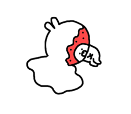 Strawberry & Rabbit sticker #7042152