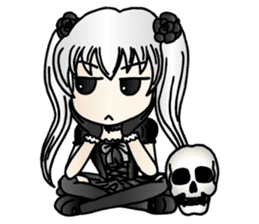 Gothic Lolita Mizzy sticker #7042928