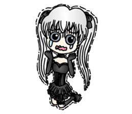 Gothic Lolita Mizzy sticker #7042932