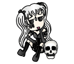 Gothic Lolita Mizzy sticker #7042934