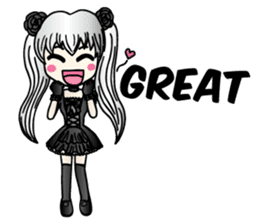 Gothic Lolita Mizzy sticker #7042935