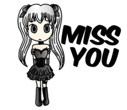 Gothic Lolita Mizzy sticker #7042937