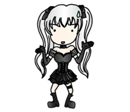 Gothic Lolita Mizzy sticker #7042939