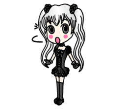 Gothic Lolita Mizzy sticker #7042942