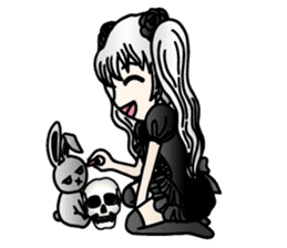 Gothic Lolita Mizzy sticker #7042952