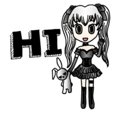 Gothic Lolita Mizzy sticker #7042955