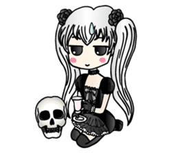 Gothic Lolita Mizzy sticker #7042956
